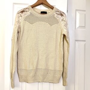 Absolutely Creative Worldwide for Stitch Fix sweater with lace detail